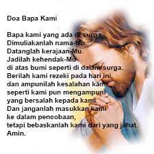 Di atas bumi seperti di dalam surga. Pemahaman Doa Bapa Kami The Santo Katolik