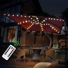 5 best patio umbrellas with solar powered by led lights garden parasol umbrella rectangular light outdoor parasols green for 10 beautiful wilson fisher offset 11 x 8 big lots sunbrella top 12 in 2020 closeup check a magical evening seven hints bali pro square rotating cantilever canora grey desmond 9 fabric color Upgraded Patio Umbrella Light Garden Parasol Lamp Ip67 Waterproof Led String Light Flexible Decor Ogrodowy Lighting Outdoor Lamp Aliexpress