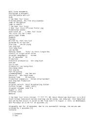 Avenged sevenfold live in malaysia 2015 (full concert). I Can Hear Your Voice Wikipedia