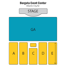 The Borgata Event Center Seating Chart Logical Borgata
