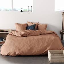 Une housse de couette en percale unie ou bicolore ? Housse De Couette Housse De Couette Percale De Coton Rose Poudre