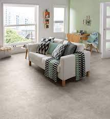 Burnished Concrete Camaro Luxury Vinyl Tile Flooring Featured In Apartment Living Room Living Room Flooring Luxury Vinyl Tile Vinyl Flooring
