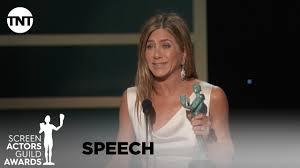Fashion red carpet awards jennifer aniston people's choice awards shows celebrities aniston is not only receiving the people's icon of 2019 award during this year's pcas ceremony, she could. Jennifer Aniston Award Acceptance Speech 26th Annual Sag Awards Tnt Youtube