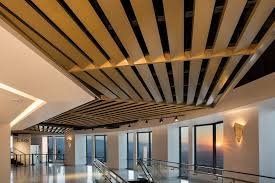 Us Bank Tower Los Angeles Ca Metalworks Custom Louver Exposedstructure Officedeisgn Buildingtrends Armstrong Ceiling Bank Design Concrete Materials