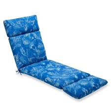 Destination Summer Print Outdoor Chaise Lounge Chair Cushion Bed Bath Beyond Outdoor Chaise Lounge Chair Lounge Chair Cushions Outdoor Chaise Cushions