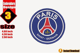 Le logo psg appartient au club de football français de paris. Paris Saint Germain Design Embroidery Psg Logo 3 Size Digital Designs Embroidery