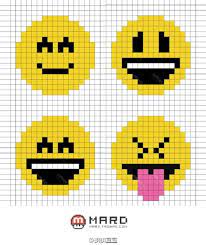 emoji表情不仅 来自蒲公英dorothy的图片分享 堆糖 emoji patterns pixel art pattern cross stitch fonts