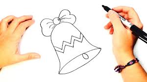 How To Draw A Christmas Bell Step By Step Christmas Drawings Youtube How to draw christmas jingle bells drawing. how to draw a christmas bell step by step christmas drawings