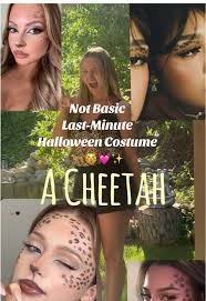 Halloween Costume with Cheetah Skirt