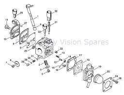 Locate the three adjustment screws found on the side of the carburetor, just below the air filter. Stihl Bg 65 Blower Bg65 Z Parts Diagram Carburetor C1qs64 Bg 55