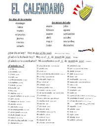 Read on to see how each one functions in a sentence! Calendar Holidays And Time Adverbs Spanish Vocabulary Pages Tpt