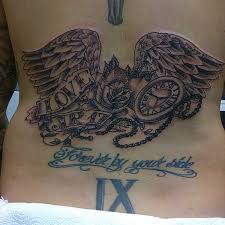 Dark angel wings tattoo backpiece in brushstroke style. 54 Photos Of Sexy Angel Wing Tattoos