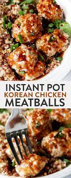 Instant Pot Korean Chicken Meatballs The Bewitchin Kitchen Recipe Instant Pot Recipes Pot Recipes Chicken Recipes