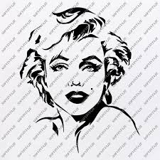 Marilyn Monroe Svg File Marilyn Monroe Svg Design Clipart Artist Svg File Artist Png Vector Graphics Svg For Cricut For Silhouette Svg Eps Pdf Dxf Png In 2020 Silhouette Svg Svg Design Svg