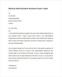 Your name your address your contact details (phone and email) date. Cover Letter Medical Administrative Assistant Exampl How To Write A Perfect Admin Assistant Cover Letter Examples Included