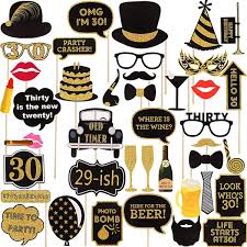 May 30, 2021 · 30th birthday photoshoot ideas for black women 30 bday ideas 30th birthday ideas for women 30th party 30th birthday parties my birthday pictures thirty flirty and. 30th Birthday Photo Booth Props 34pcs For Her Him Gold And Black Birthday Favor Decorations Dirty Thirty 30th Birthday Party Supplies For Men Women Amazon In Home Kitchen