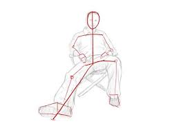 How To Draw A Seated Person Seated Figure Person Sitting Stick Figure Drawing Person Drawing