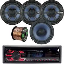 I did this for a very good reason. Pioneer Deh Single Din Cd Player Am Fm Car Stereo Receiver 4 X Enrock Audio 6 5 2 Way Marine Grade Coaxial Car Boat Audio Stereo Speakers 16 Gauge 50ft Speaker Wire Walmart Com Walmart Com