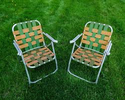 Vintage Lawn Chairs 2 Green Gold Tubed Aluminum Metal Etsy Lawn Chairs Outdoor Seat Porch Decorating