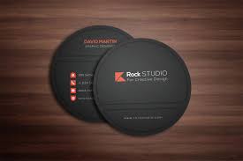 With our round die cuts, you can use the circular shape to suggest all kinds of items related to your business, whether that's a delicious pie, a new hit cd, or something else entirely. 100 Free Creative Business Cards Psd Templates