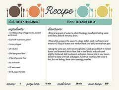 Fast and free shipping on many items you love on ebay. Recipe Card Maker Personalize Free Recipe Template Online