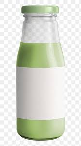 Fresh Milk Green Tea In A Glass Bottle With A Label Mockup Free Image By Rawpixel Com Ployploy Glass Bottles Fresh Milk Thai Tea