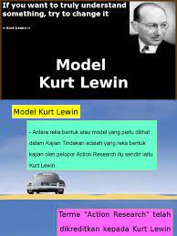 Tidak semestinya berbentuk pencapaian murid dalam ujian atau peperiksaan sahaja. Model Kurt Lewin2