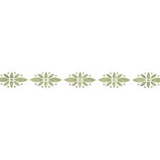 Simple Floral Wall Stencil Border Floral Wall Stencil Wall Stencil Border Floral Stencil