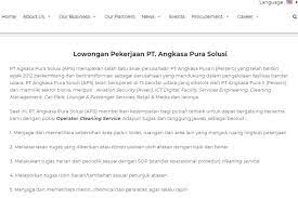Lowongan kerja di dki jakarta juli 2021 temukan loker terbaru yang sesuai dengan lokasi, pendidikan, dan minat anda. Catat Pt Angkasa Pura Solusi Buka Lowongan Untuk Sma Smk Sederajat Halaman All Kompas Com