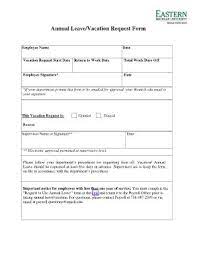 Pdffiller On Line Pdf Form Filler Editor Type On Pdf Fill Print Email Fax And Export Templates Leave Template Annual Leave