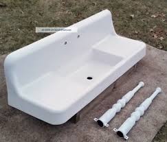 antique porcelain cast iron farm sink