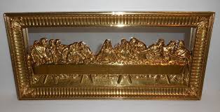 Home interior last supper figurines. Vintage Homco Home Interiors Jesus The Last Supper Mirrored Picture Wall Plaque Wall Plaques Picture Wall Vintage