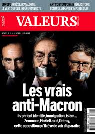 Valeurs actuelles avait publié, le 21 avril, une tribune choc dans laquelle « une vingtaine de généraux, une centaine de hauts gradés et plus d'un millier d'autres militaires » appelaient emmanuel macron à. Valeurs Actuelles Ù† On Twitter En Couverture Les Vrais Anti Macron Zemmour Finkielkraut Onfray Https T Co Xpojorxros