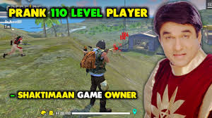 Join today for awesome giveaways and fun's, we are have very easy role getting. Prank 110 Level Player And Shaktiman Free Fire Owner Garena Free Fire