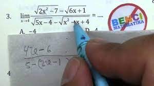 Maybe you would like to learn more about one of these? Cara Cepat Limit Akar Bank Soal Matematika Sma No 3 Youtube