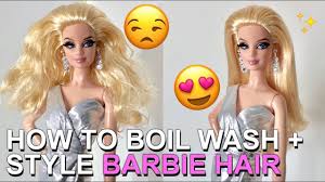 See full list on wikihow.com How To Boil Wash Style Barbie Hair Youtube