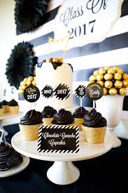 Be Bold Black Gold Graduation Party Kara S Party Ideas Graduation Party Cupcakes Gold Graduation Party Gold Graduation