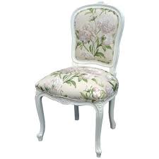 Louis Xv Shieldback Dining Chair Antique White Upholstered With Floral Liked On Polyvore Featur Upholstered Accent Chairs Dining Chairs Upholstered Chairs