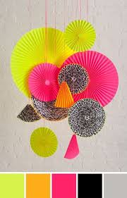 Colour Palette Colour Scheme For Textiles Fashion Interior Graphic Designers Pink Neon Decor Color Schemes Neon