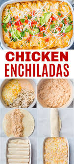 Chicken Enchiladas Recipe Enchilada Recipes Recipes Mexican Food Recipes