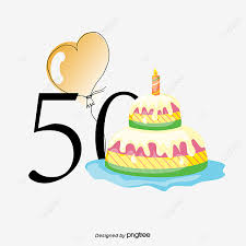 50th anniversary invitation cards template with logo's. 50th Anniversary Birthday Vector Birthday Clipart Decoration Vector Png And Vector With Transparent Background For Free Download