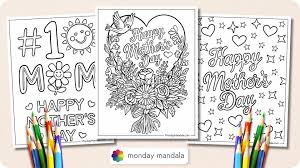 41 Mother's Day Coloring Pages (Free PDF Printables)