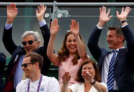 Kate middleton meets with dr jill biden to visit cornwall school. See Kate Middleton Do The Wave At Wimbledon