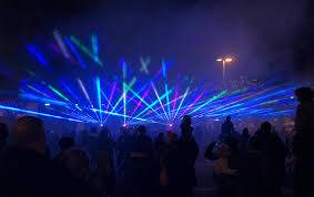 Holiday Rock Laser Light Show Sunrise Marketplace Citrus Heights