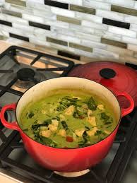 Vibrant Thai Green Chicken Curry Whitney Aronoff Recipe In 2020 Curry Chicken Curry Green Curry Sauce