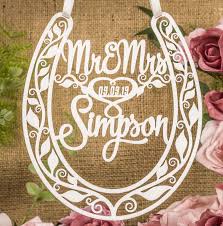 Maybe you would like to learn more about one of these? Personalised Mr And Mrs Wedding Horseshoe Keepsake Rustic Etsy