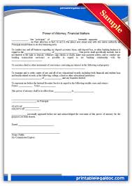 Free Printable Power Of Attorney Financial Matters Legal Forms Power Of Attorney Form Power Of Attorney Legal Forms