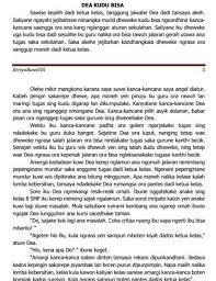 Jalaran geguritan iki wujude memper karo puisi bebas ing kasusastran indonesia mula geguritan gagrag anyar ana kang ngarani puisi bebas. Contoh Bahasa Rinengga Perangkat Sekolah