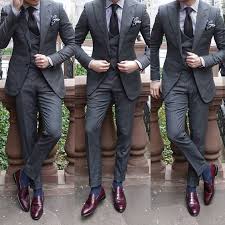 Charcoal Suit Burgundy Shoes Menslaw 3 699 Me Gusta Wedding Suits Men Grey Charcoal Suit Wedding Mens Wedding Attire