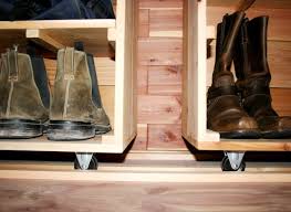 Use the ruler and rotary cutter to cut a 4 by 6 rectangle out of the front piece of the boot. Shoe Storage Ideas That Look Nothing Like A Pile At The Bottom Of Your Closet Photos Huffpost Life